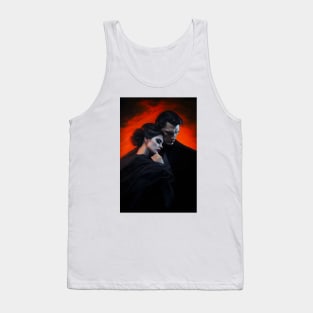 Sir. Dracula Bloody Romance Oil Painting Tank Top